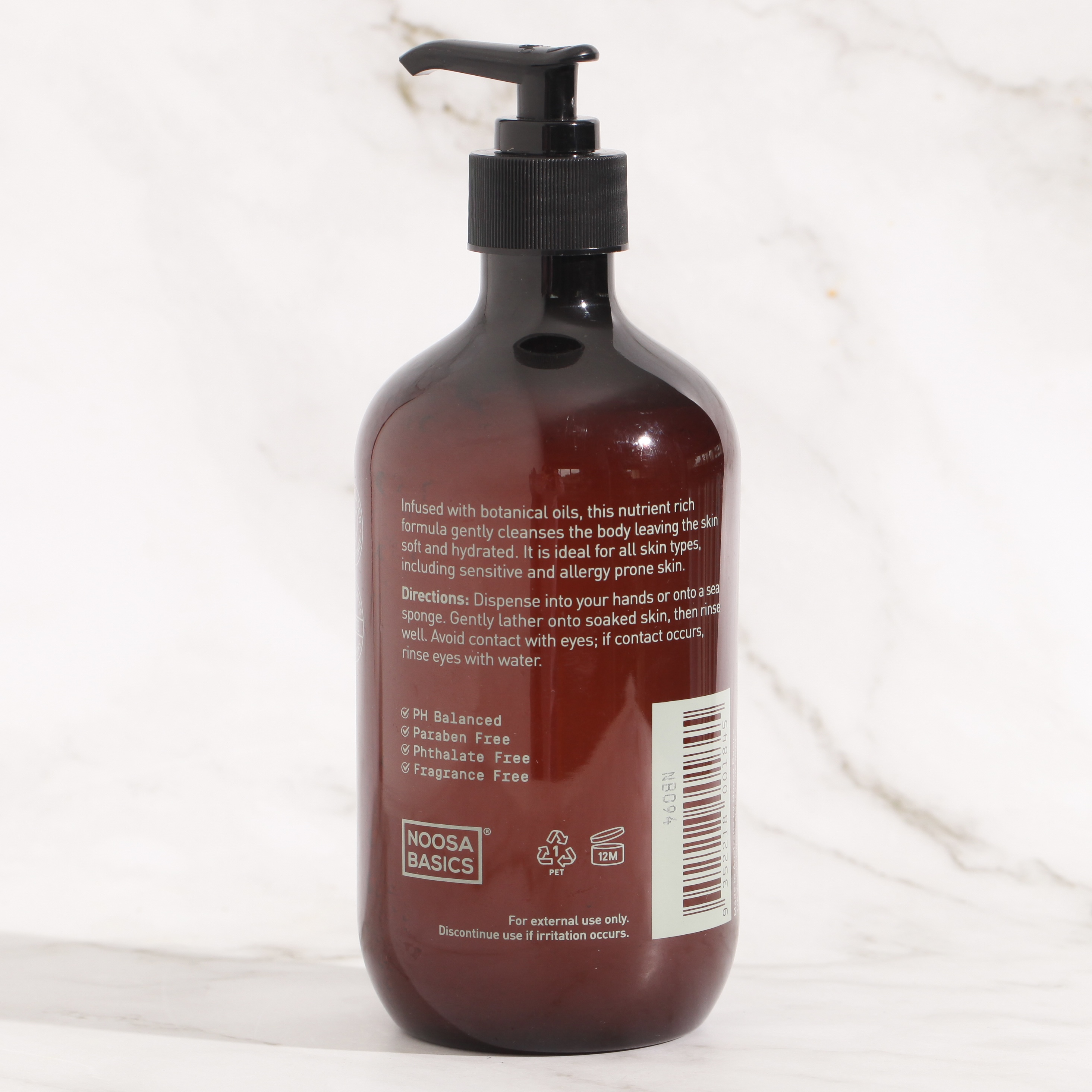 Body & hand wash, Lemon Myrtle - Noosa Basics